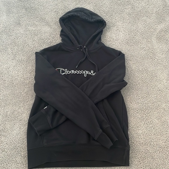 Black Men’s Small Champion Hoodie No Tags - Picture 2 of 5